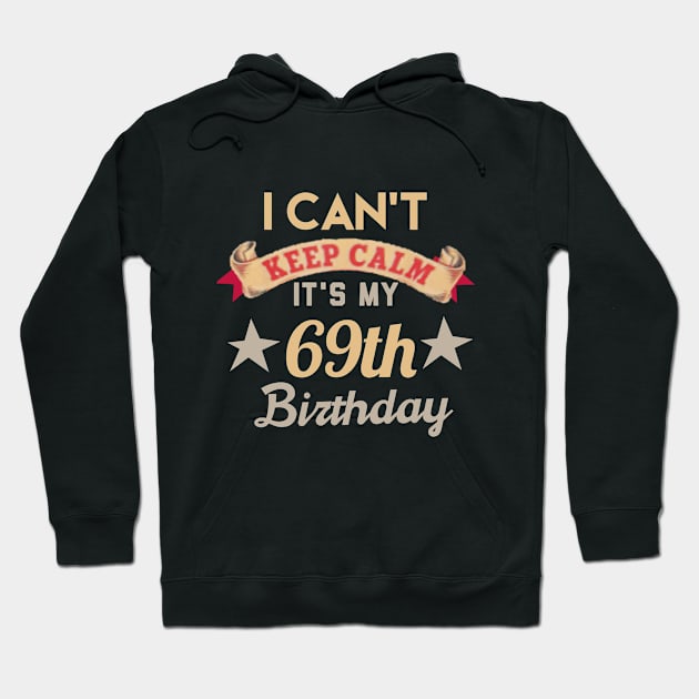 69th birthday gift Hoodie by Design stars 5